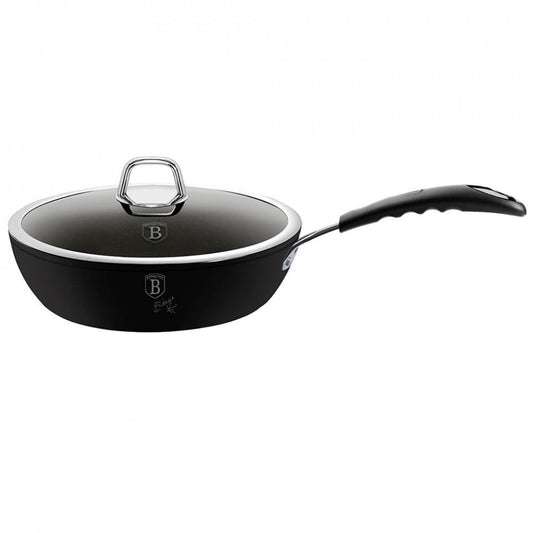 Дълбок тиган с капак Black Professional Line BerlingerHaus BH 6119