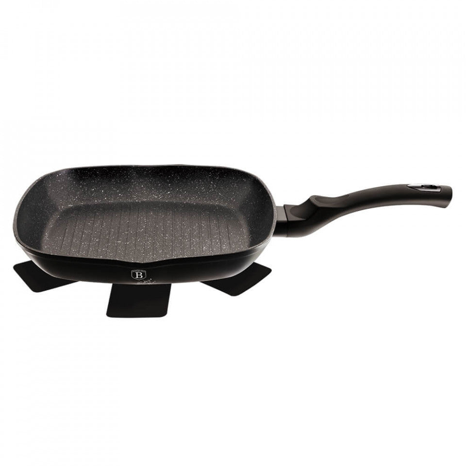 Грил тиган 28 см Black Silver Collection Berlinger Haus BH 1846