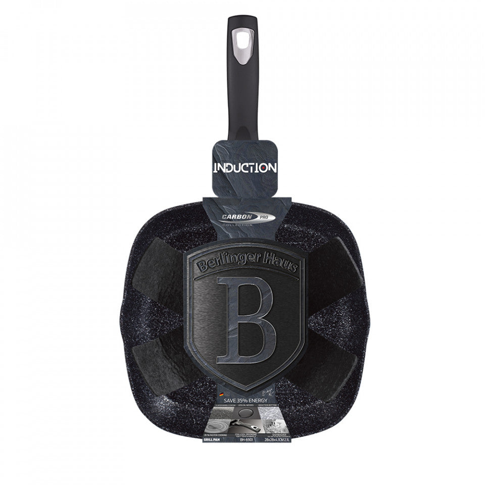 Скара тиган 28 см Metallic Line Carbon Pro Edition Berlinger Haus BH 6901