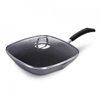 Грил тиган с капак Stone Touch Line BerlingerHaus BH 6108