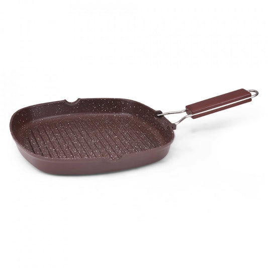 Грил тиган Muhler Mia MR-2819M 28x28cm, шоколадов 1004665