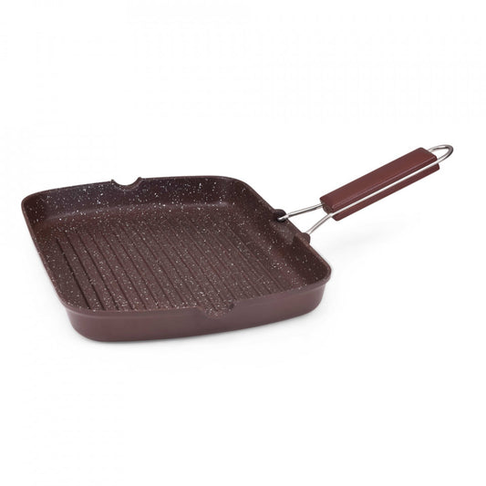 Грил тиган Muhler Mia MR-3419M 34x24cm, шоколадов 1004666