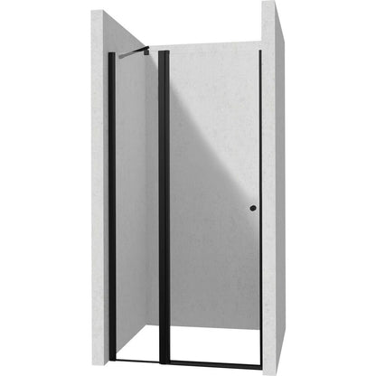 Deante Kerria Plus Black Pivot Shower Door 120 cm