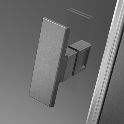 Двери за ниши Radaway Nes KDJ I 100 cm стъкло 6 mm завършек GunMetal четкано-прозрачно дясно отваряне