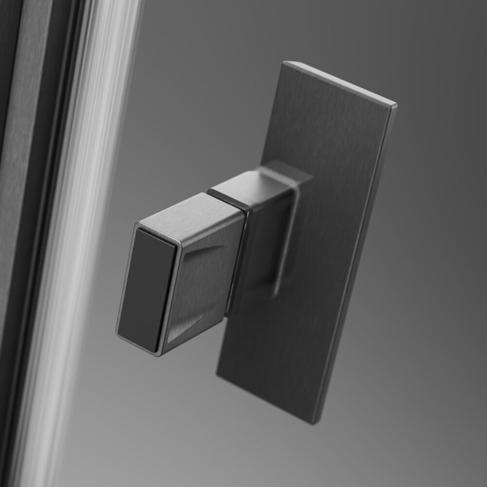 Двери за ниши Radaway Nes KDJ I 100 cm стъкло 6 mm завършек GunMetal четкано-прозрачно дясно отваряне