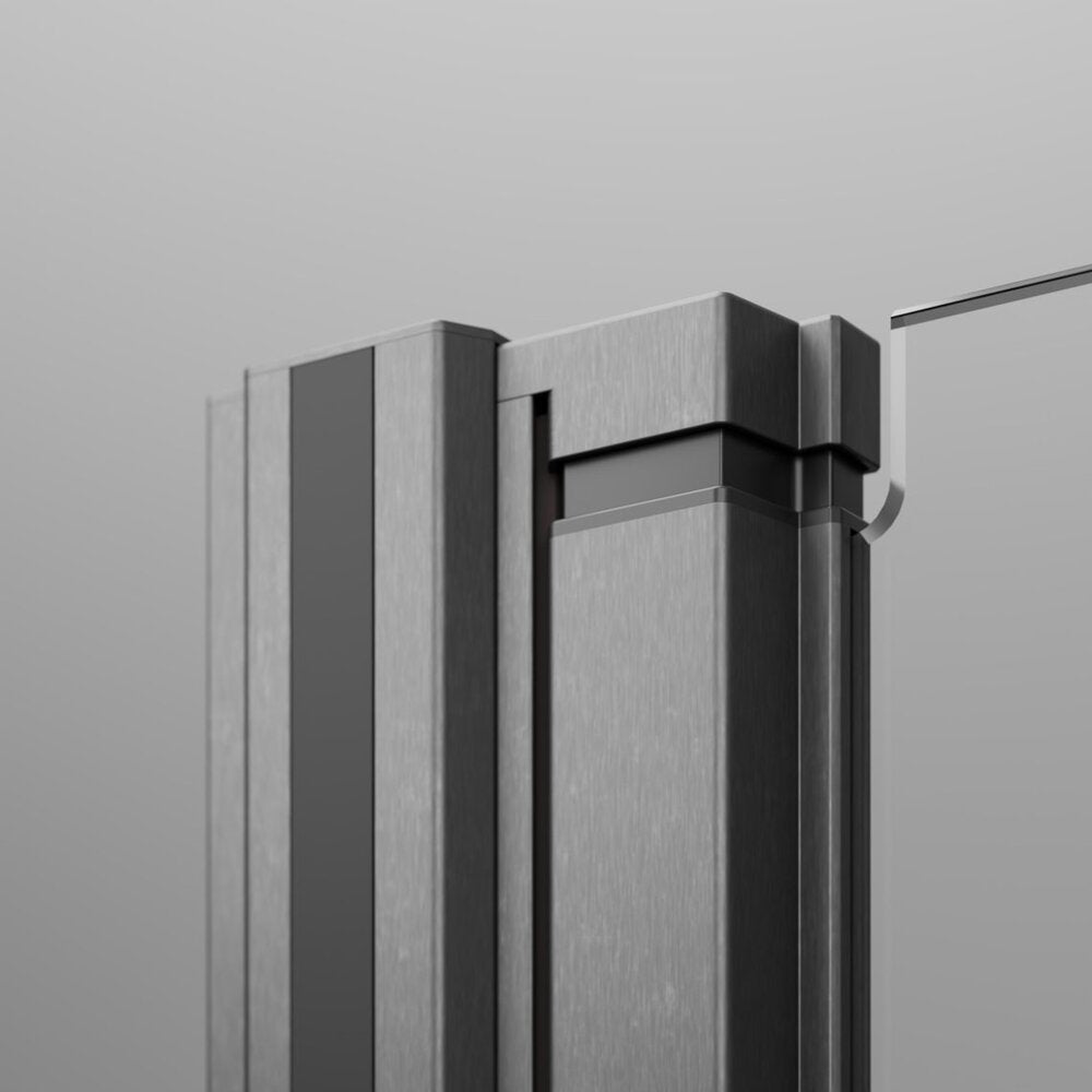Двери за ниши Radaway Nes KDJ I 100 cm стъкло 6 mm завършек GunMetal четкано-прозрачно дясно отваряне