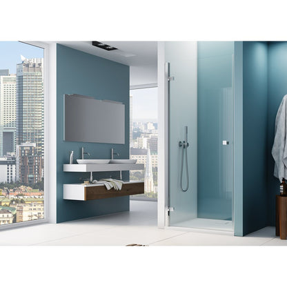 SanSwiss Annea AN13 Left Hinged Niche Door 120 cm 6 mm Glass Chrome