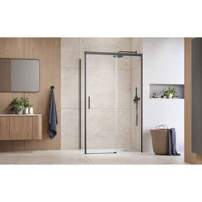 Слайдваща врата за ниши Radaway Idea KDJ 100 cm стъкло 6 mm завършек GunMetal матово-прозрачно дясно отваряне