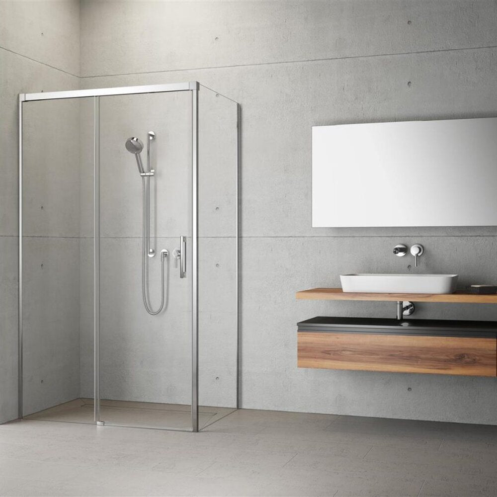 Слайдваща врата за ниша Radaway Idea KDJ 120 cm стъкло 6 mm хром-прозрачно отваряне наляво