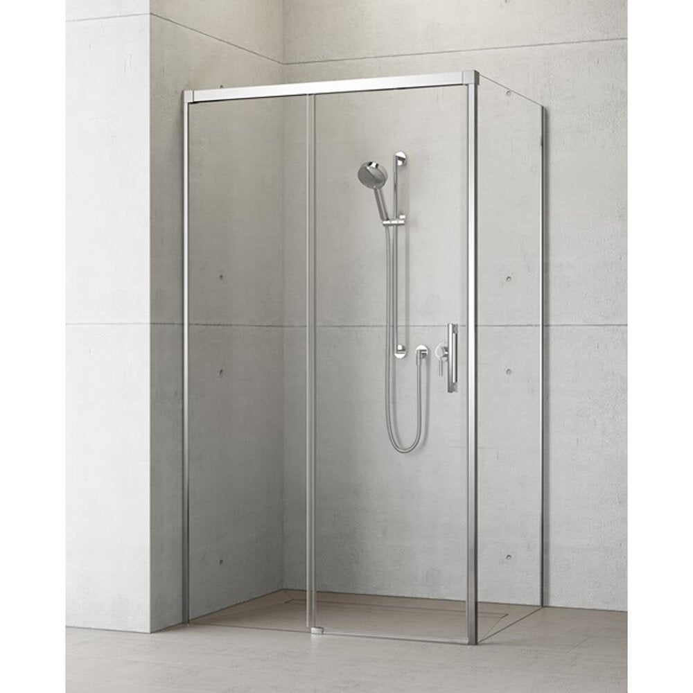Слайдваща врата за ниша Radaway Idea KDJ 120 cm стъкло 6 mm хром-прозрачно отваряне наляво