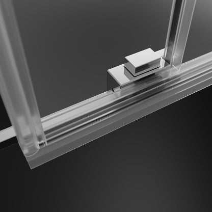 Слайдваща врата за ниша Radaway Idea KDJ 120 cm стъкло 6 mm хром-прозрачно отваряне наляво