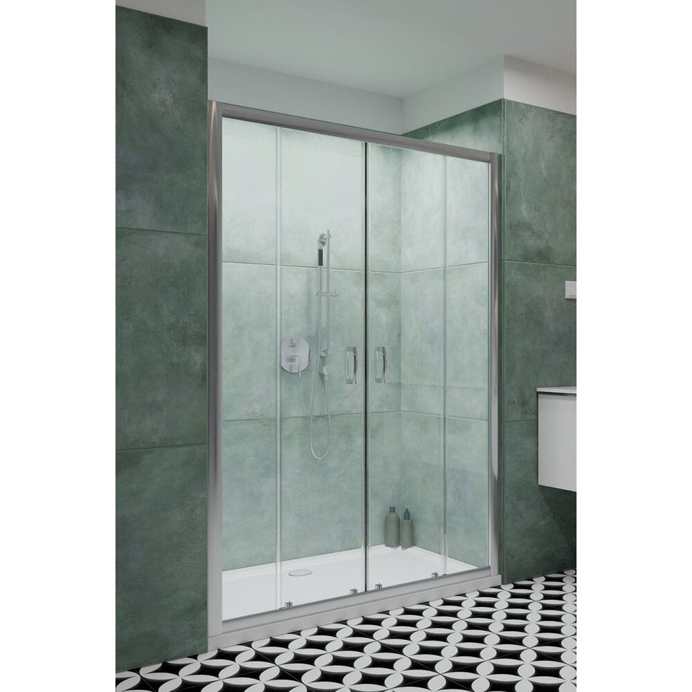 Слайдваща врата за ниша Radaway Premium Plus DWD 180 cm тип завеса стъкло 6 mm хром-фабрик