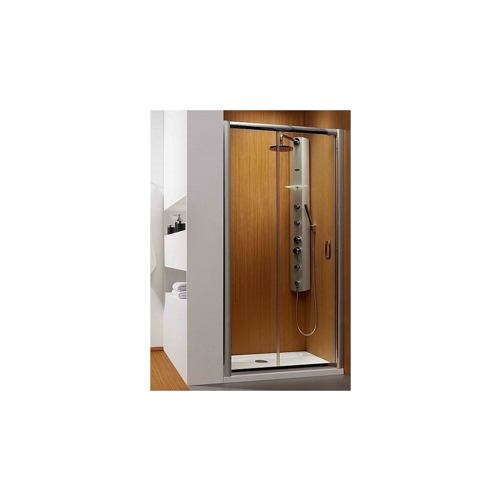 Radaway Premium Plus DWJ Sliding Shower Door 110 cm 6 mm Glass Chrome-Transparent