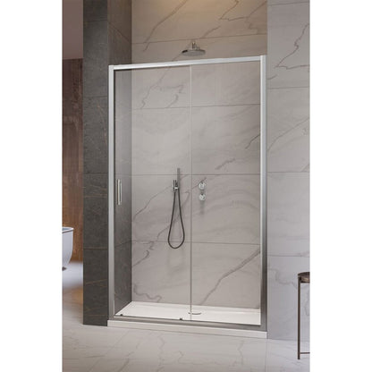 Слайдваща врата за ниша Radaway Premium Pro DWJ 110 cm стъкло 6 mm хром гланц-прозрачно дясно отваряне