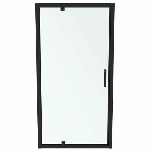 Pivot door with fixed segment 100 cm matte black Ideal Standard Connect 2 K9272V3