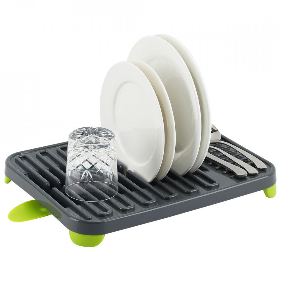 Luigi Ferrero FR-3830P Dish Drainer 38x30x4.5cm, Gray 1004915