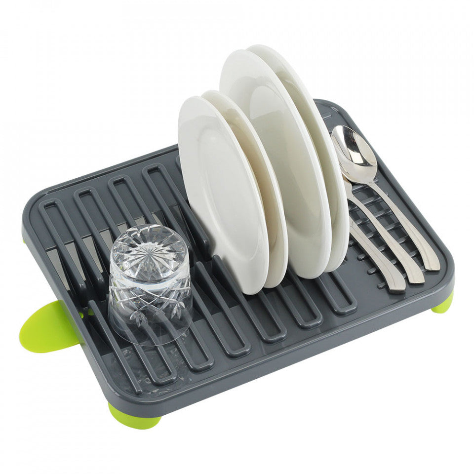 Luigi Ferrero FR-3830P Dish Drainer 38x30x4.5cm, Gray 1004915