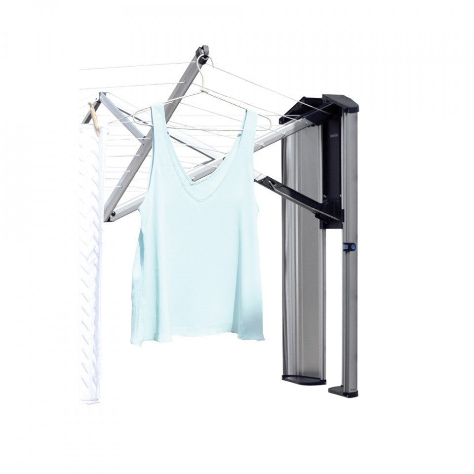 Сушилник за дрехи Brabantia WallFix 24м, сив металик, кутийка 90300272