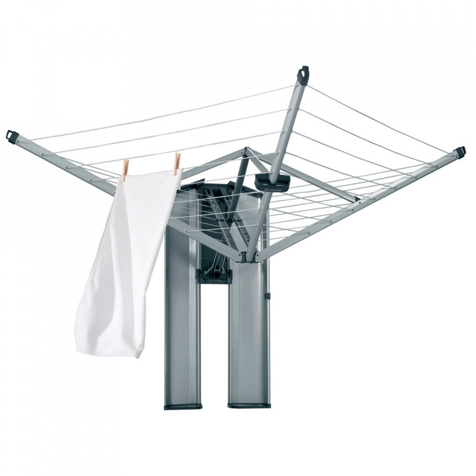 Сушилник за дрехи Brabantia WallFix 24м, сив металик, кутийка 90300272