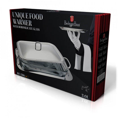 Вас за загряване 2 в 1 (Food Warmer) 3L Black Silver Collection Berlinger Haus BH 1386