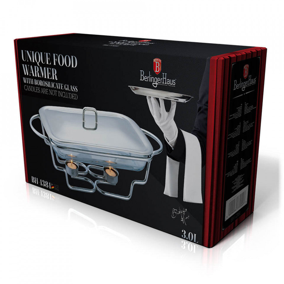 Съд за затопляне (Food Warmer) 3L Black Silver Collection Berlinger Haus BH 1381
