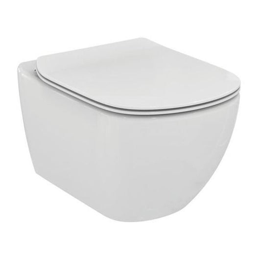 Комплект висяща тоалетна Ideal Standard Tesi Aquablade с тънък капак
