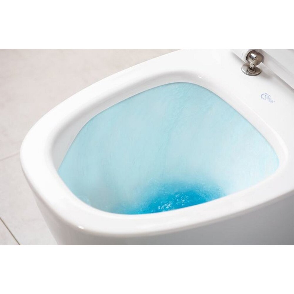 Ideal Standard Tesi AquaBlade Wall-Hung Toilet Set with Slim Seat