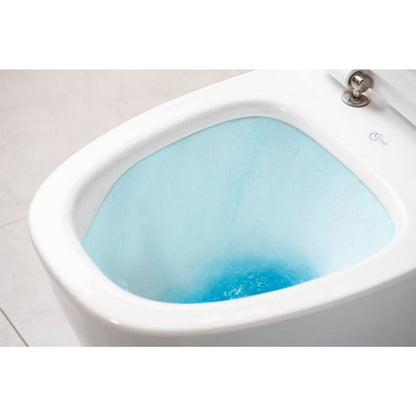 Ideal Standard Tesi AquaBlade Wall-Hung Toilet Set with Slim Seat