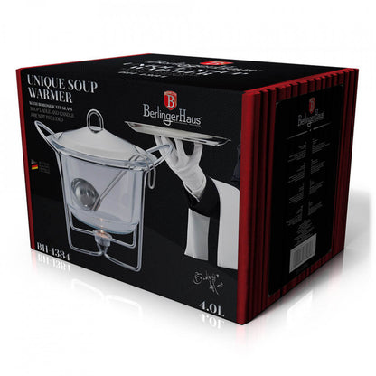 Вас за загряване на супа (Soup Warmer) 4L Black Silver Collection Berlinger Haus BH 1384