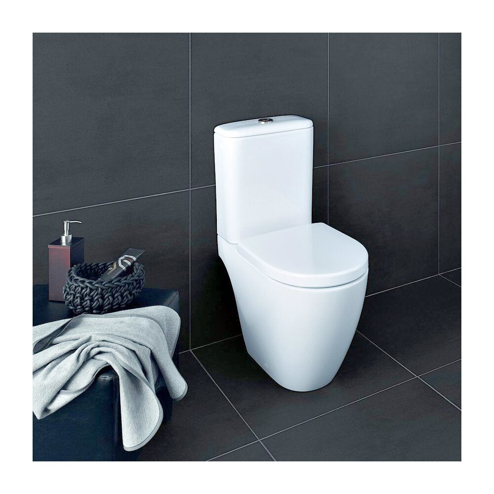 Geberit iCon Rimfree Floor-Mounted Toilet for Visible Tanks