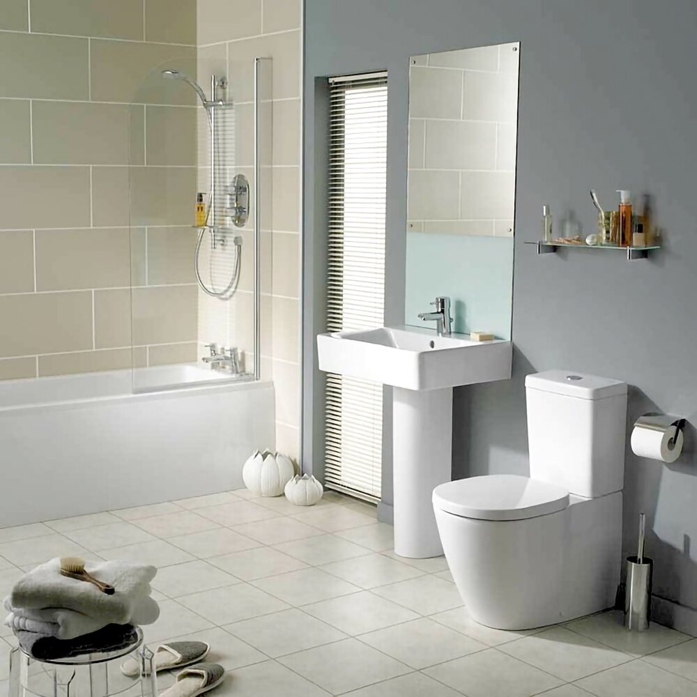 Ideal Standard Connect AquaBlade Floor-Mounted Toilet Bowl for Concealed Tank