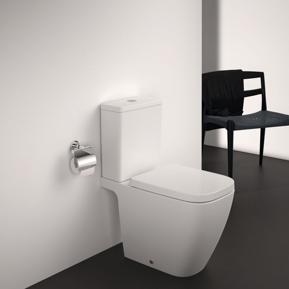 WC чиния за под Ideal Standard i.life B бела без ръб
