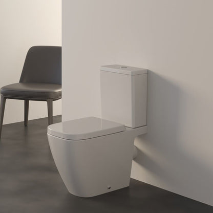 WC чиния за под Ideal Standard i.life B бела без ръб