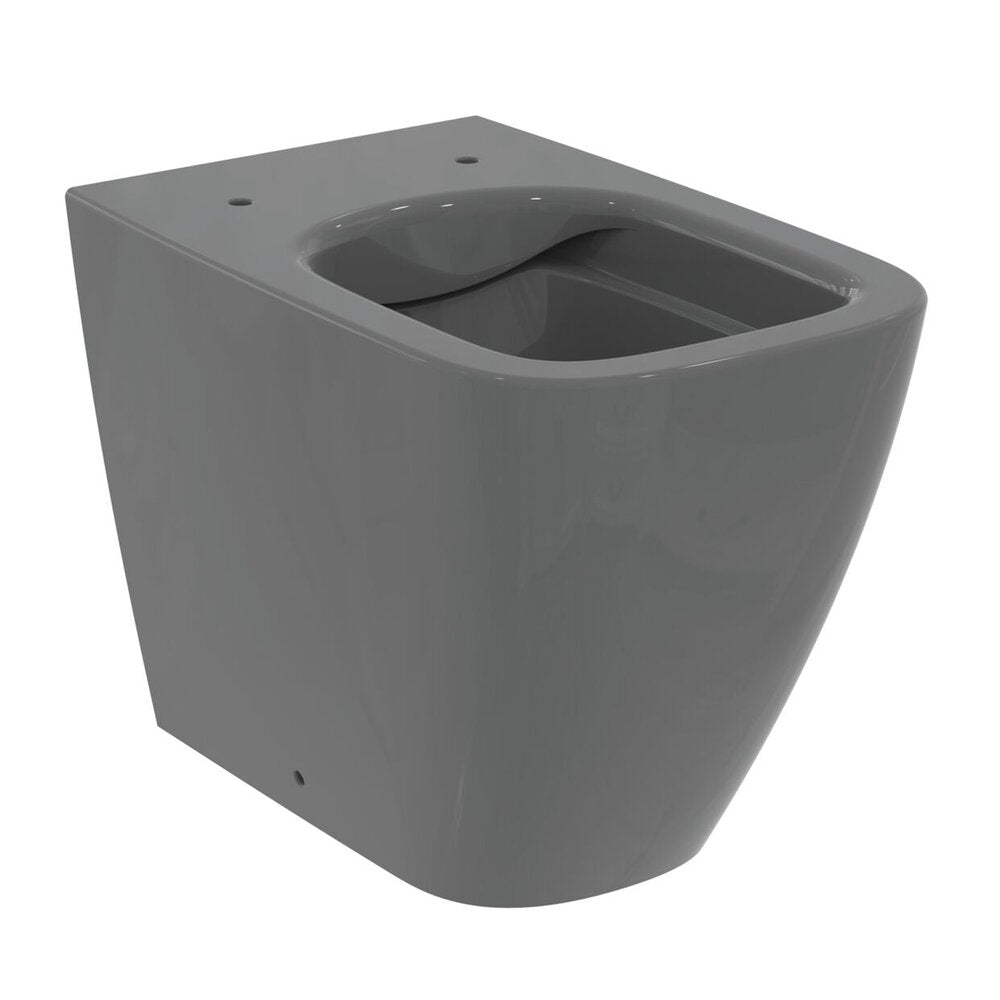 Ideal Standard i.life B Glossy Grey Rimless Floor Toilet BTW
