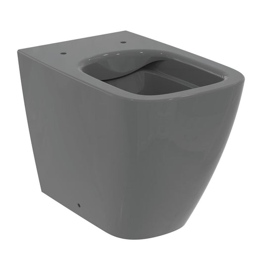 Ideal Standard i.life B Glossy Grey Rimless Floor Toilet BTW