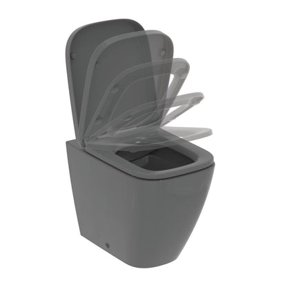 Ideal Standard i.life B Glossy Grey Rimless Floor Toilet BTW