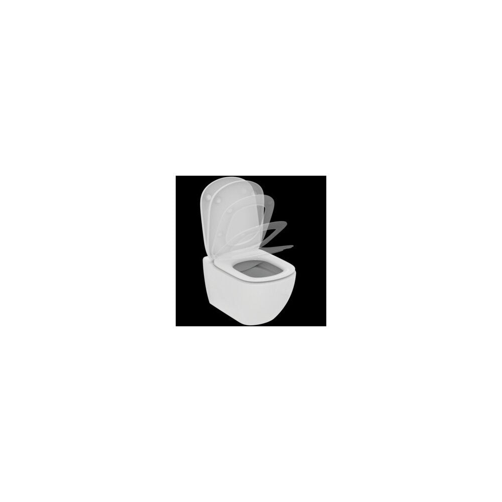 White Wall-mounted Toilet Ideal Standard Tesi RimLS+ Without Frame
