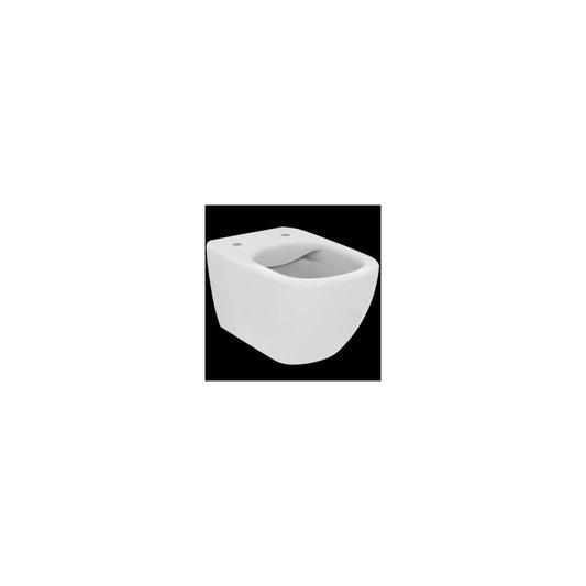 White Wall-mounted Toilet Ideal Standard Tesi RimLS+ Without Frame
