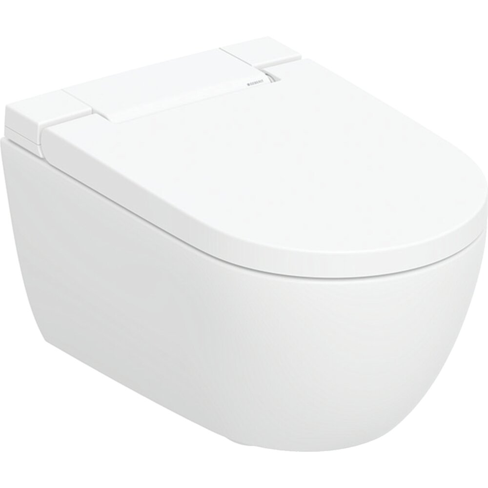 WC за стенен монтаж с капак softclose и функция биде Geberit AquaClean Alba