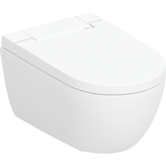 WC за стенен монтаж с капак softclose и функция биде Geberit AquaClean Alba