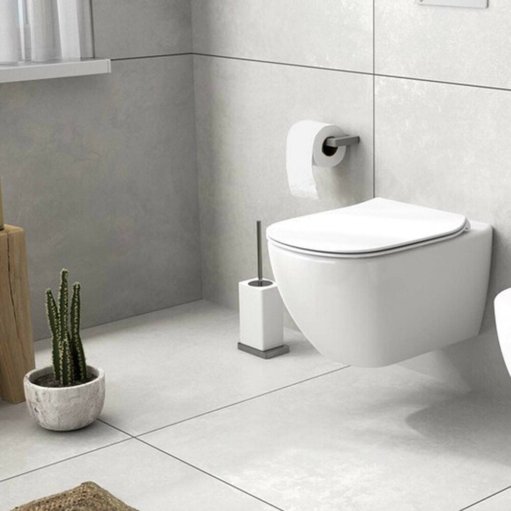 WC за монтаж на стена Rimless с функция биде бял Ideal Standard Tesi