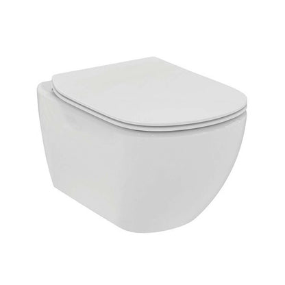 WC за монтаж на стена Rimless с функция биде бял Ideal Standard Tesi