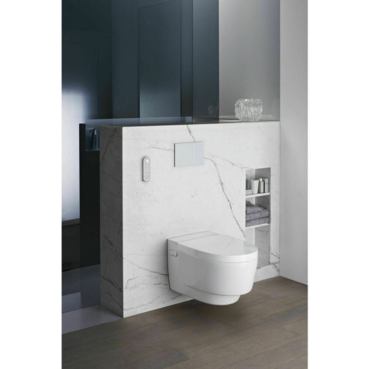 Geberit Aquaclean Mera Comfort Wall-Mounted Toilet in Alpine White with Electric Bidet Function