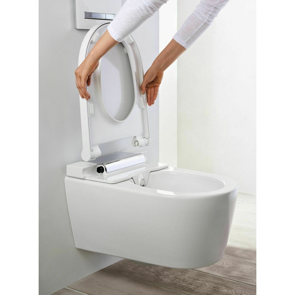WC чиния Geberit Aquaclean Sela с функция биде, бяло алпийско