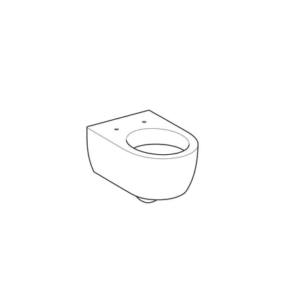 Geberit Icon Wall-Hung Toilet Without Seat White