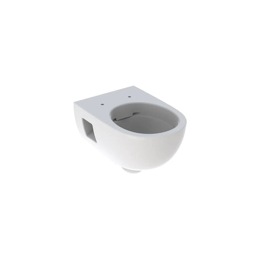 Geberit Selnova Rimfree Wall-Hung Toilet without Seat White with Partial Closed Shape