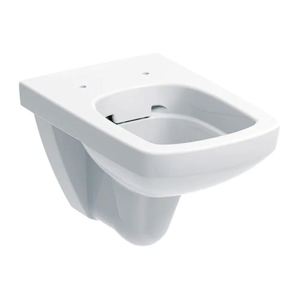 Суспендиран тоалет Geberit Selnova Square Rimfree бял гланц