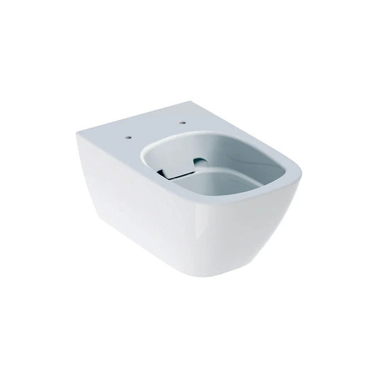 Geberit Smyle Square Rimfree Wall-Hung Toilet without Seat White
