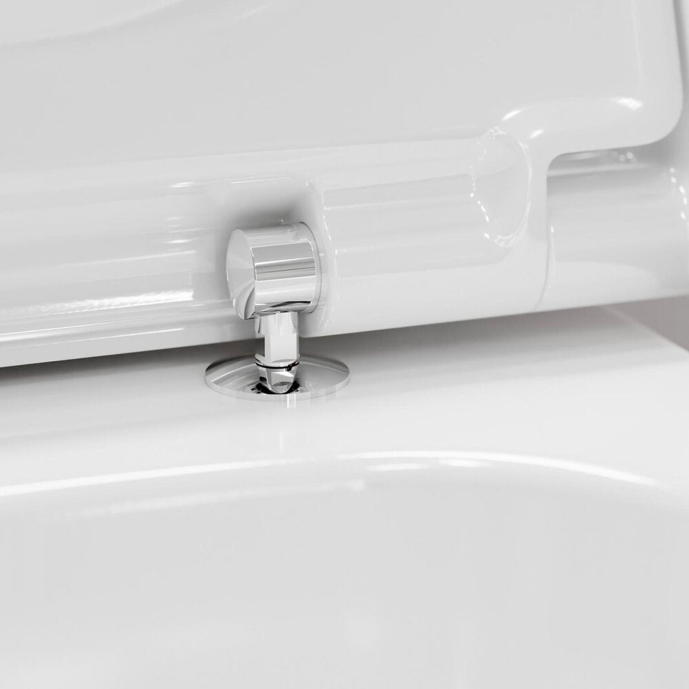 Висяща тоалетна чиния Hansgrohe EluPura Q Rimless AquaFall бяла лъскава