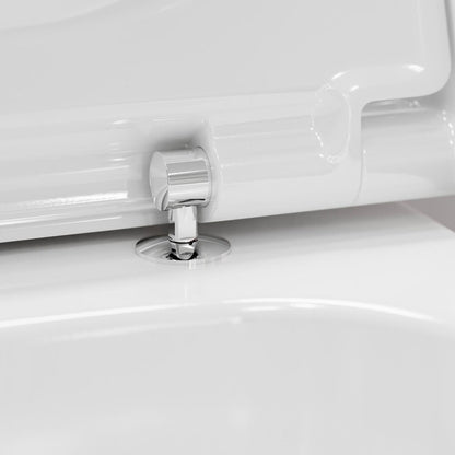 Висяща тоалетна чиния Hansgrohe EluPura Q Rimless AquaFall бяла лъскава